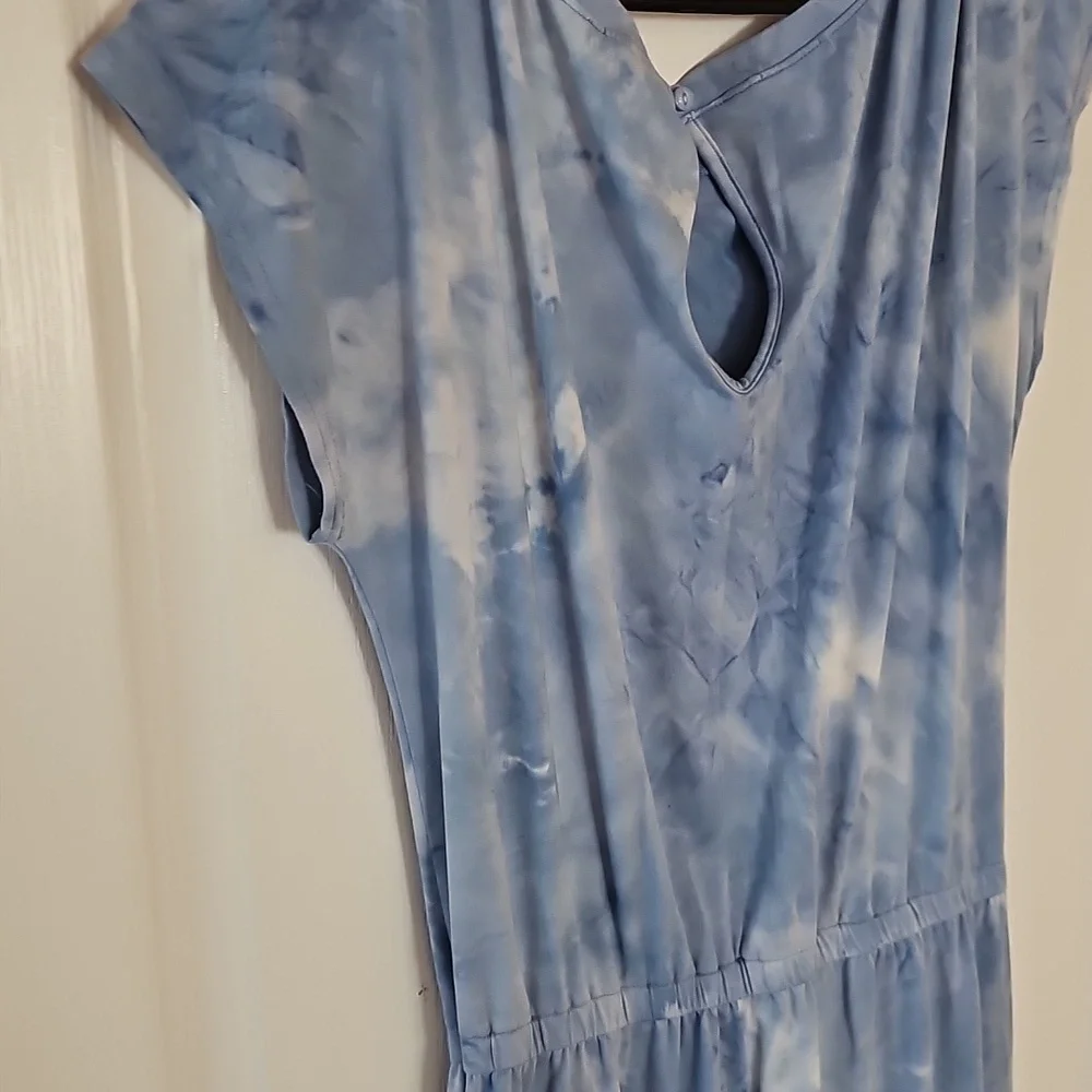Prettygarden Sz S Blue Tie-Dye Jumpsuit - Picture 9 of 9